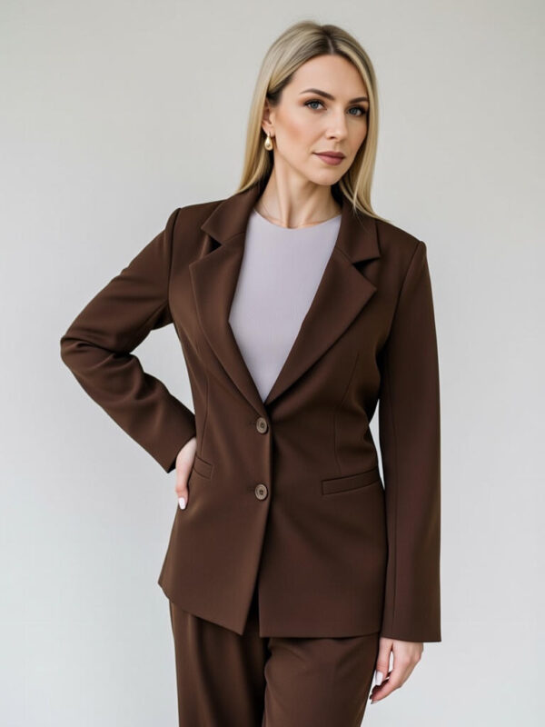 Garnitur damski, brązowy - Sapphire