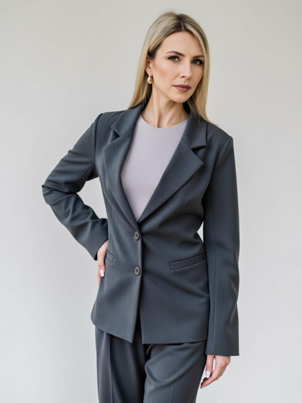 Garnitur damski, szary - Sapphire